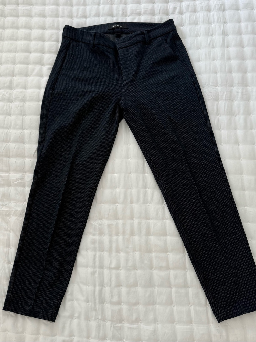 Liverpool ‘Kelsey’ Straight Kit Trouser - Navy, Ankle Length, Size 10/30